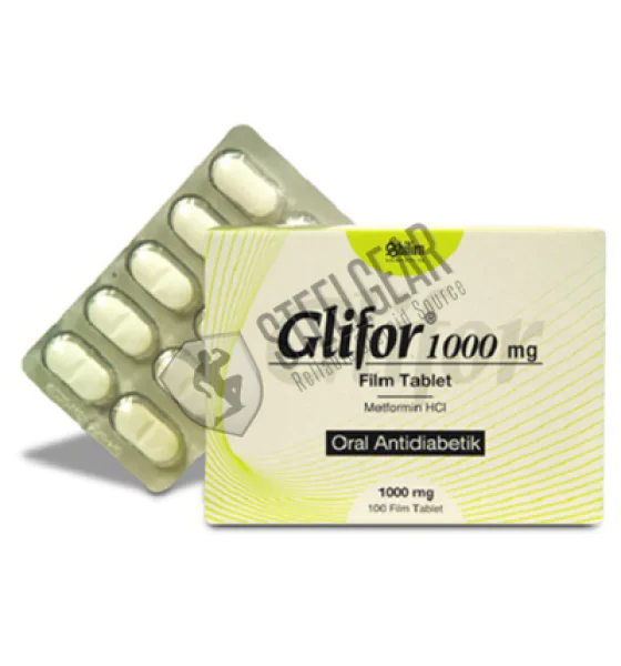 9 Glifor 1000 mg 100 Tablets Bilim - Image 1